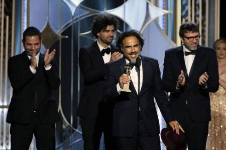 Iñárritu, globo dorado (FOTO: AP)